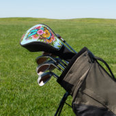 Mooie bloemen en vlinders golfheadcover (Insitu)