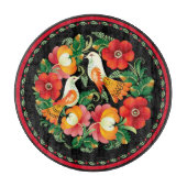 Mooie bloemen en vogels Hongaars Snijplank (Voorkant)