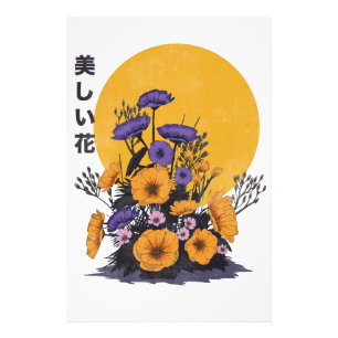 mooie Bloemen Foto Afdruk