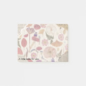 Mooie bloemen geperst post-it® notes (Voorkant)