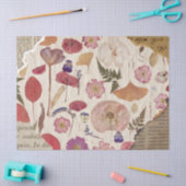 Mooie bloemen geperst tissuepapier (Craft)