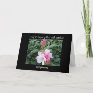Mooie Bloemen Inspirerende Bloemen Kaart