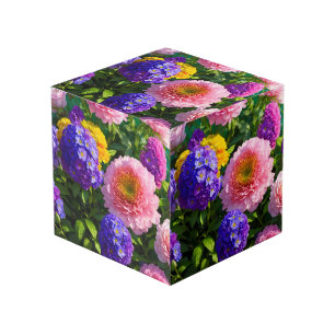Mooie bloemen kubus