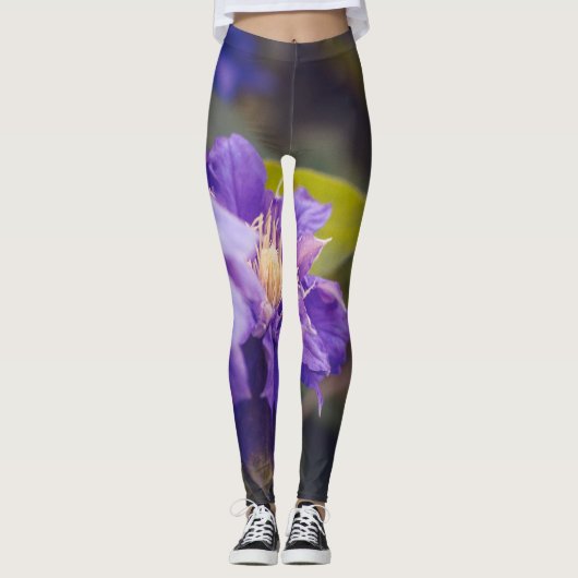 Mooie bloemen leggings (Voorkant)