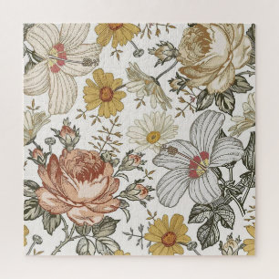 Mooie bloemen legpuzzel