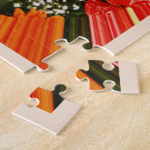 Mooie bloemen legpuzzel (Zijkant)