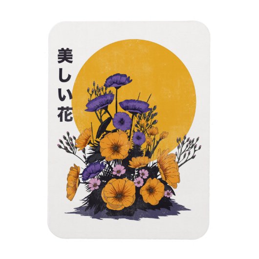 mooie Bloemen Magneet (Verticaal)