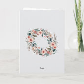 Mooie Bloemen Moeder Dochter Citaat Moederdag Foto Kaart (Achterkant)