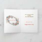 Mooie Bloemen Moeder Dochter Citaat Moederdag Foto Kaart (Binnen)