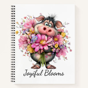 Mooie Bloemen Mooie Dieren Spiraal Notebook Notitieboek