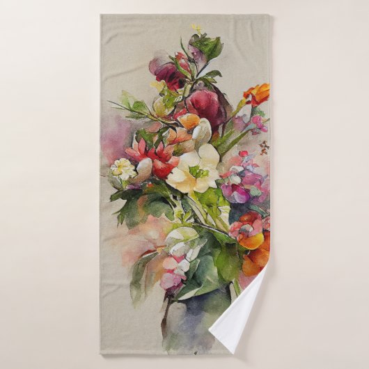 Mooie Bloemen Paul De Longpre Look Bad Handdoek (Badhanddoek)