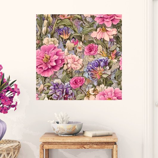 Mooie bloemen poster