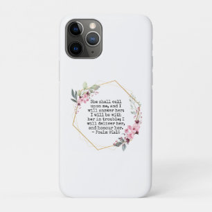 Mooie Bloemen Psalm 91 iPhone 11 Pro Hoesje