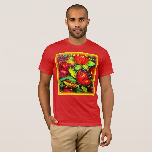 "Mooie bloemen" — Schudkunst — Nu kopen T-shirt (Voorkant volledig)