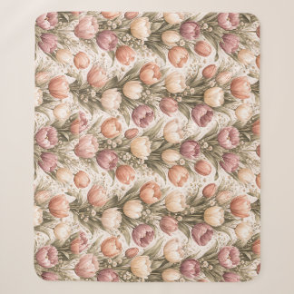Mooie Bloemen Sherpa Deken