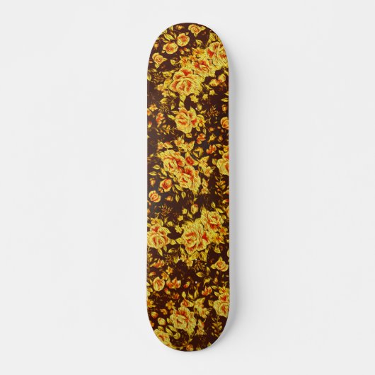 Mooie  bloemen skateboard (Voorkant)