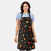  Mooie Bloemen Trendy Collectie Schort (Gedragen)