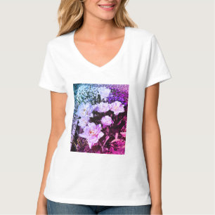 Mooie bloemen trendy zomer mode t-shirt
