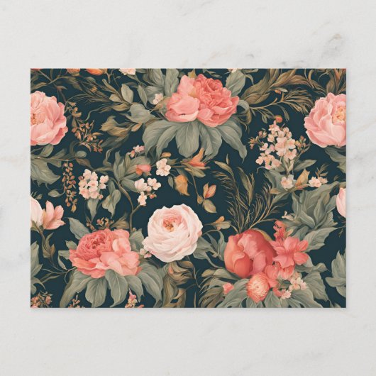 Mooie bloemen van Roos Briefkaart (Voorkant)