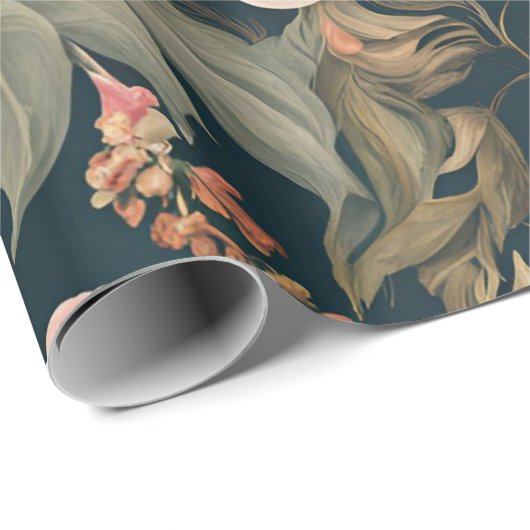 Mooie bloemen van Roos Cadeaupapier (Rol Hoek)