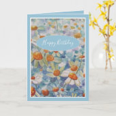 Mooie Bloemen Verjaardagskaart Kaart (Gele Bloem)