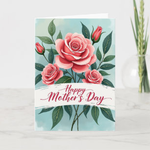 Mooie Bloemen Voor Moeder Kaart