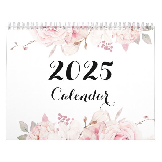 Mooie Bloemen Wandkalender 2025 Kalender (Hoes)