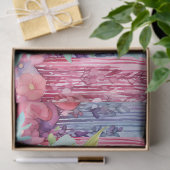 Mooie Bloemen Zee Schildpad Decoupage Tissuepapier (Geschenk)