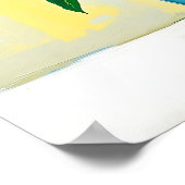 Mooie bloemendesign poster (Hoek)