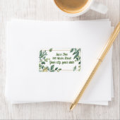 Mooie bloemenkleurige adresetiketten etiket (Insitu)
