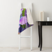 Mooie bloemensherpa deken (In situ)