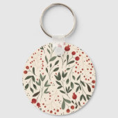 Mooie bloemensleutelhanger sleutelhanger (Achterkant)