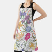 Mooie bloemenveld illustratie schort (Insitu)