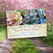 Mooie Bloemige Moderne Save Our Date Kaarten