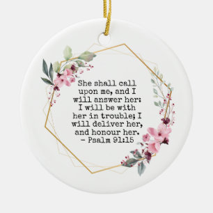 Mooie bloemkolf 91 keramisch siermiddel ornament