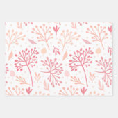 Mooie Bloempatroon Inpakpapier Vel (Voorkant 2)