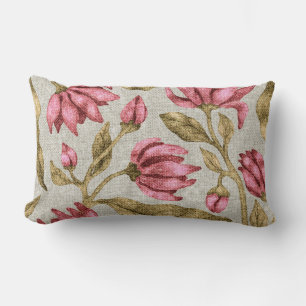 Mooie bloemrijke decoratieve opvallende kussen