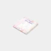 Mooie bloemrijke voering post-it® notes (Schuin)