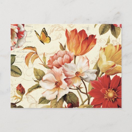 Mooie bloesems briefkaart (Voorkant)