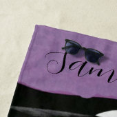 Mooie blonde dame (personaliseren) strandlaken (In situ)