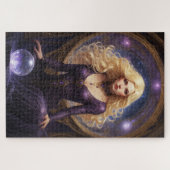 Mooie blonde waarzegger legpuzzel (Horizontaal)