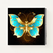 Mooie Blue Butterfly Journal-laptop