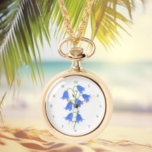 Mooie Bluebells Ketting eWatch met cijfers