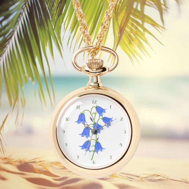 Mooie Bluebells Ketting eWatch met cijfers (Creator heeft geüpload)