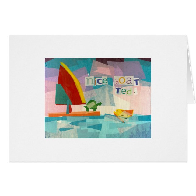 Mooie Boat, Ted. (Voorkant Horizontaal)