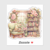 Mooie boek hoek Sticker (Vel)