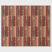 Mooie boekencijnen cadeaupapier (Vlak)