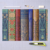 Mooie boekencijnen (Parijs) ontkoppeling Tissuepapier (Craft)