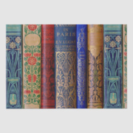 Mooie boekencijnen (Parijs) ontkoppeling Tissuepapier