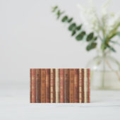 Mooie boekencus-kaart visitekaartje (Staand voorkant)